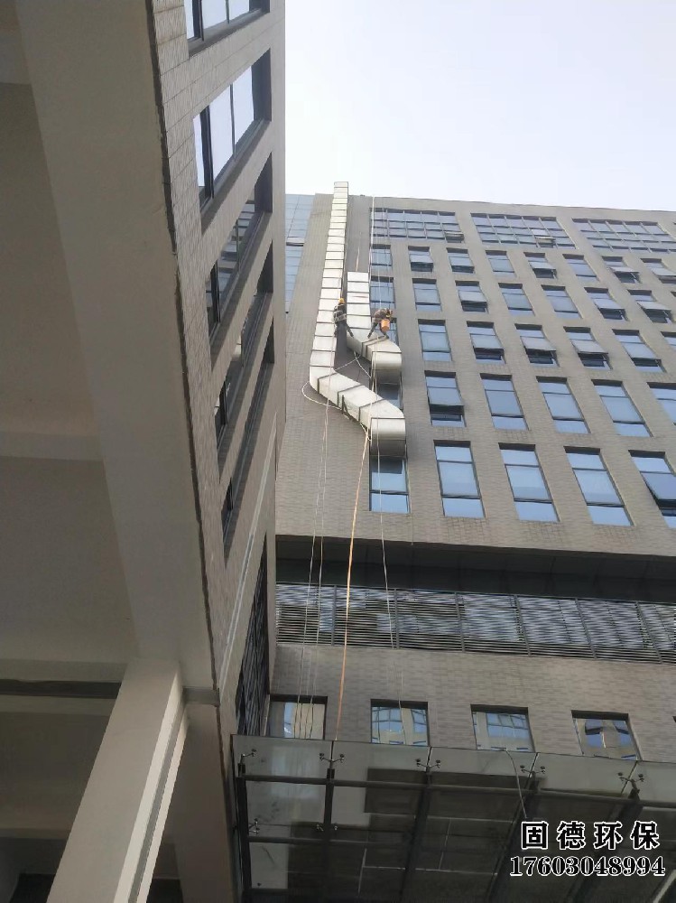 深圳市創(chuàng)維科技工業(yè)園，外墻施工，管道拆除工程。